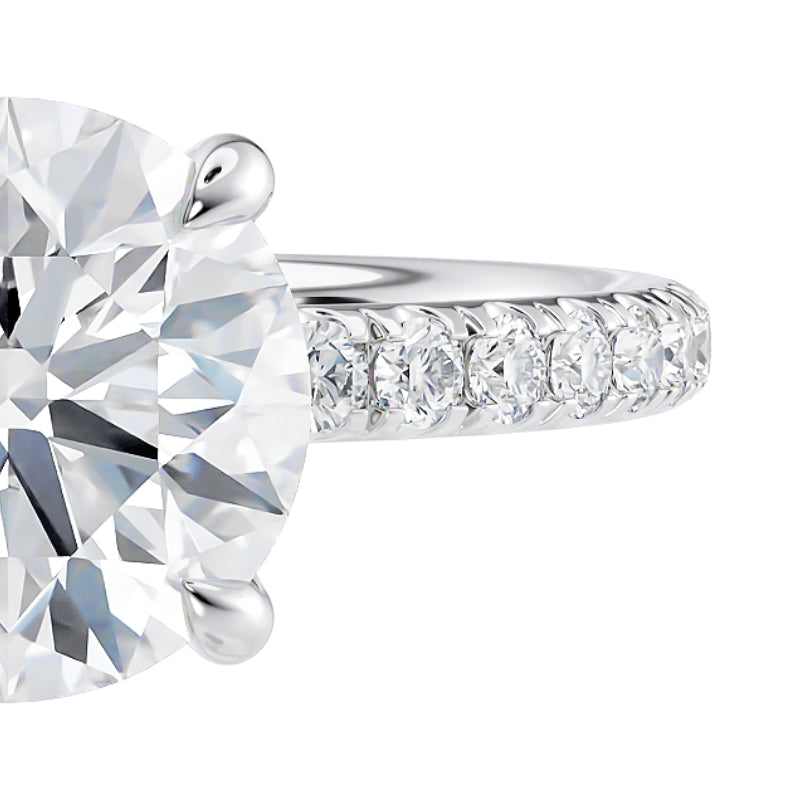1.50 carat diamond engagement ring made in platinum .