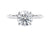 1 carat diamond solitaire engagement ring platinum.