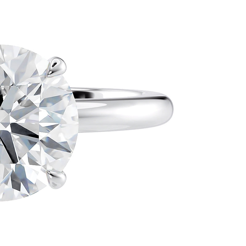 2 carat lab grown diamond solitaire ring. McGuire Diamonds