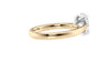 Oval Solitaire Tapered Band Diamond Engagement Ring