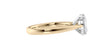 Oval Solitaire Tapered Band Diamond Engagement Ring
