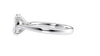 Oval Solitaire Tapered Band Diamond Engagement Ring