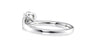 Oval Solitaire Tapered Band Diamond Engagement Ring