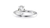 Oval Solitaire Tapered Band Diamond Engagement Ring