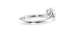 Oval Solitaire Tapered Band Diamond Engagement Ring