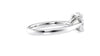 Oval Solitaire Tapered Band Diamond Engagement Ring