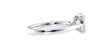 Oval Solitaire Tapered Band Diamond Engagement Ring