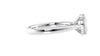 Oval Solitaire Tapered Band Diamond Engagement Ring