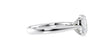 Oval Solitaire Tapered Band Diamond Engagement Ring