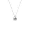 1 carat natural diamond pendant white gold.