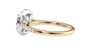 Round Halo Classic Diamond Band Engagement Ring
