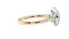 Round Halo Classic Diamond Band Engagement Ring