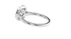 Round Halo Classic Diamond Band Engagement Ring