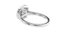 Round Halo Classic Diamond Band Engagement Ring
