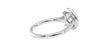 Round Halo Classic Diamond Band Engagement Ring