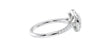 Round Halo Classic Diamond Band Engagement Ring