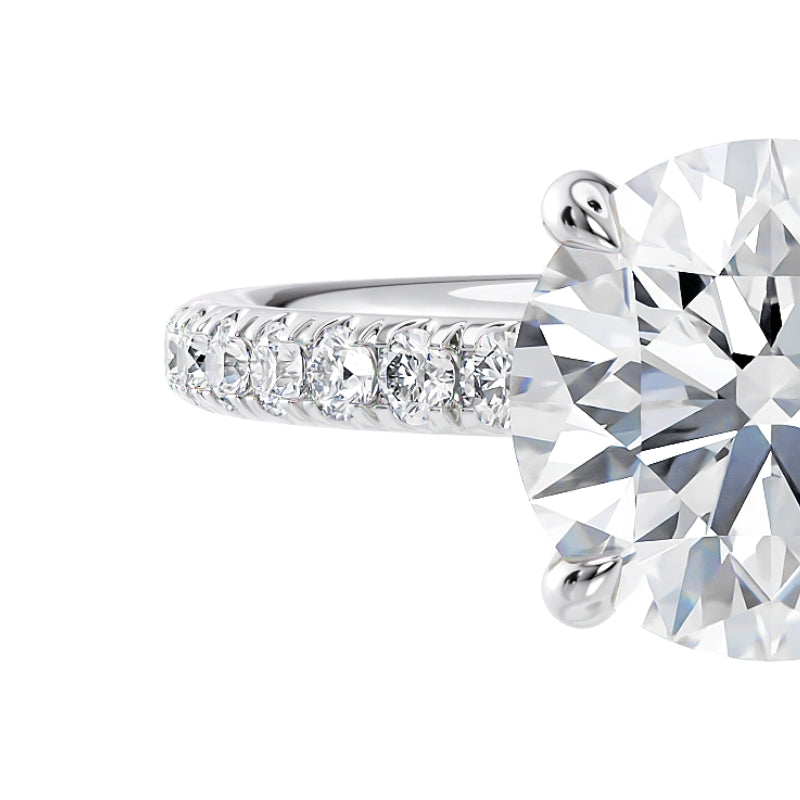 1 carat diamond solitaire engagement ring. McGuire Diamonds