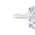 2 carat oval laboratory grown diamond ring. McGuire Diamonds