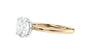 Round Solitaire Slim Band Diamond Engagement Ring