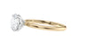 Round Solitaire Slim Band Diamond Engagement Ring