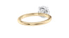 Round Solitaire Slim Band Diamond Engagement Ring