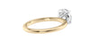 Round Solitaire Slim Band Diamond Engagement Ring