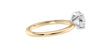 Round Solitaire Slim Band Diamond Engagement Ring