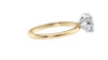 Round Solitaire Slim Band Diamond Engagement Ring