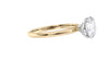 Round Solitaire Slim Band Diamond Engagement Ring