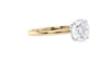 Round Solitaire Slim Band Diamond Engagement Ring