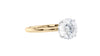 Round Solitaire Slim Band Diamond Engagement Ring