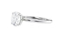 Round Solitaire Slim Band Diamond Engagement Ring