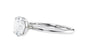 Round Solitaire Slim Band Diamond Engagement Ring