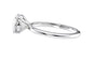 Round Solitaire Slim Band Diamond Engagement Ring