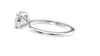 Round Solitaire Slim Band Diamond Engagement Ring