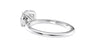 Round Solitaire Slim Band Diamond Engagement Ring
