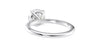 Round Solitaire Slim Band Diamond Engagement Ring