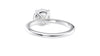 Round Solitaire Slim Band Diamond Engagement Ring