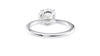 Round Solitaire Slim Band Diamond Engagement Ring