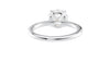Round Solitaire Slim Band Diamond Engagement Ring