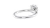 Round Solitaire Slim Band Diamond Engagement Ring