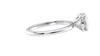 Round Solitaire Slim Band Diamond Engagement Ring