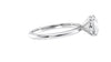 Round Solitaire Slim Band Diamond Engagement Ring