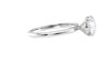 Round Solitaire Slim Band Diamond Engagement Ring