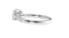 Round Solitaire Tapered Diamond Band Engagement Ring