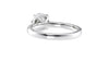 Round Solitaire Tapered Diamond Band Engagement Ring