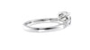 Round Solitaire Tapered Diamond Band Engagement Ring