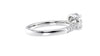 Round Solitaire Tapered Diamond Band Engagement Ring