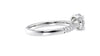 Round Solitaire Tapered Diamond Band Engagement Ring