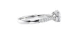 Round Solitaire Tapered Diamond Band Engagement Ring